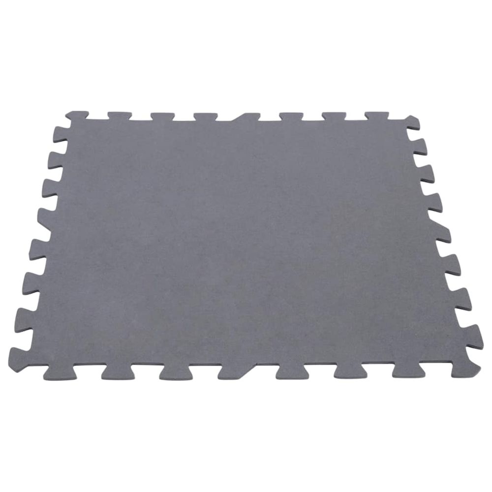 Protecteur de sol rembourré verrouillable 8pcs 50x50x0,5cm 1,9m²