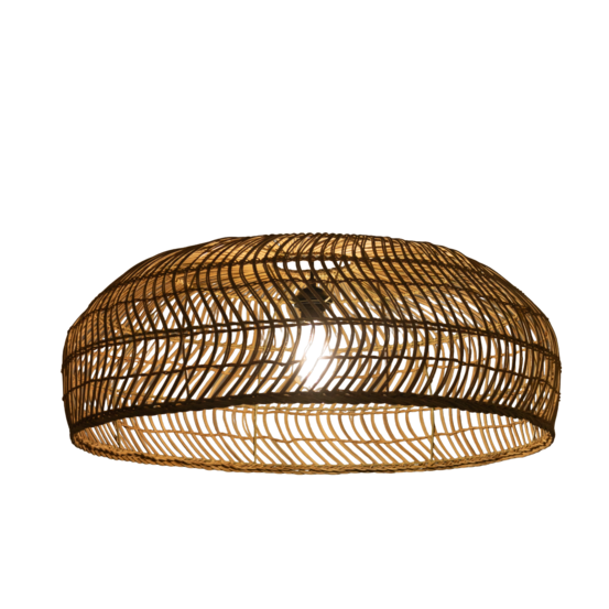 Abat-jour pour suspension - eugenie - bambou - naturel - cezare - ø80cm