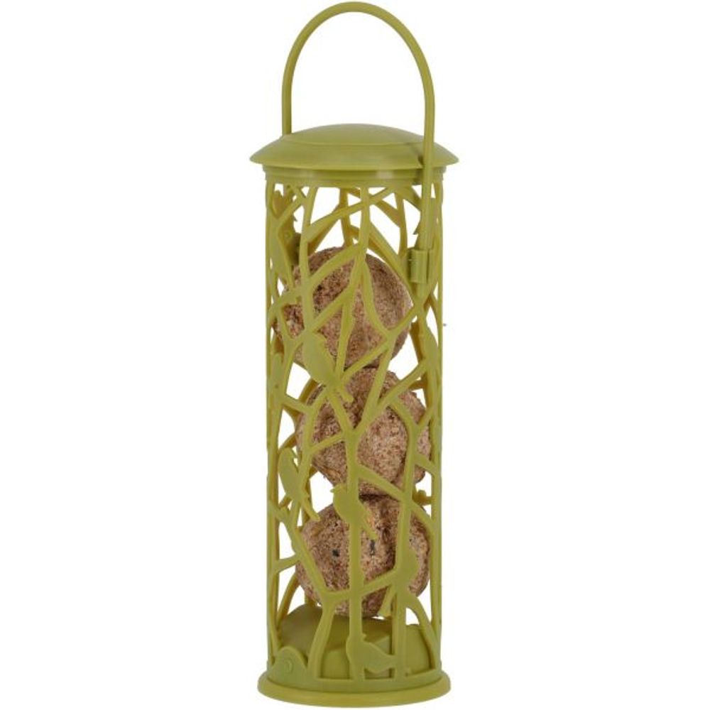 Mangeoire silo pour oiseaux chiffchaff pour boules de graisse