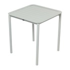Table carrée de terrasse (70x70cm) blanche