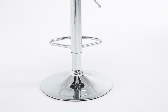 Lot de 2 tabourets de bar cologne simili cuir chrome