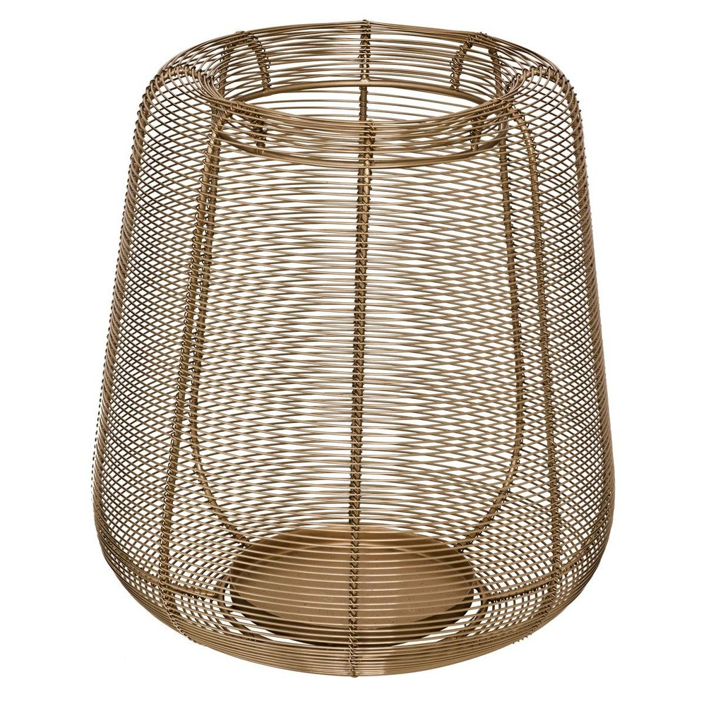 Lanterne doré 27x27cm