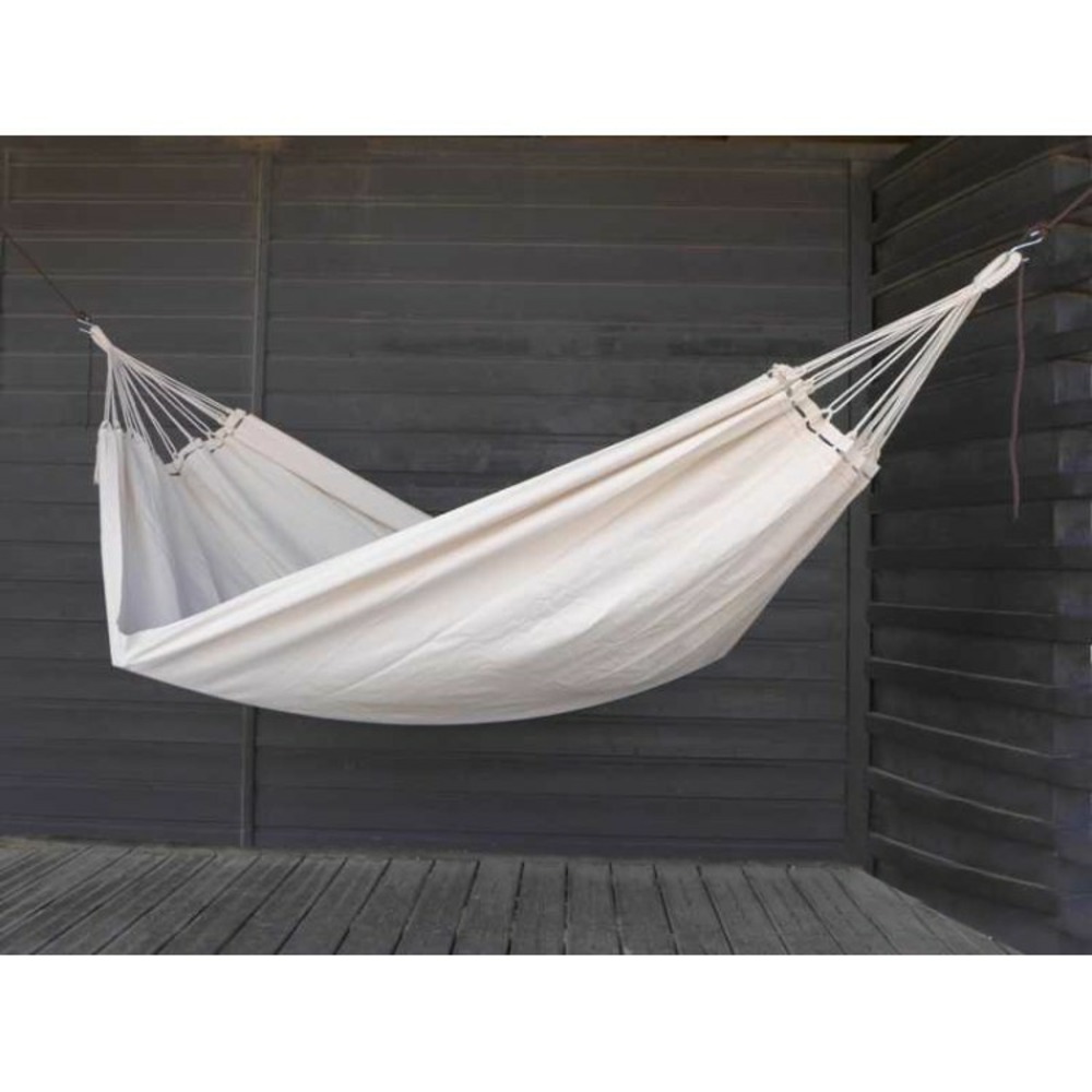 Hamac coton recyclé l ecru