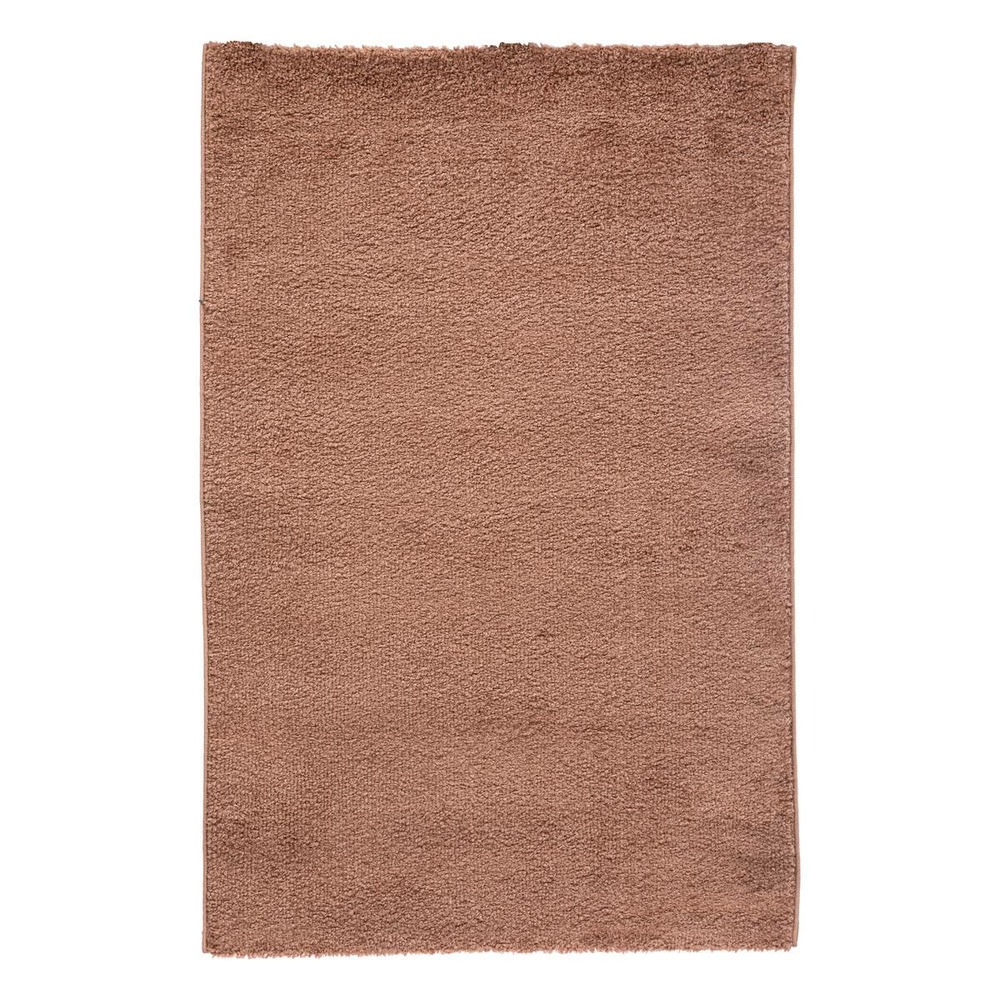 Tapis en jute 100x150cm rose terracotta
