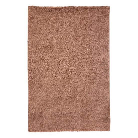 Tapis en jute 100x150cm rose terracotta