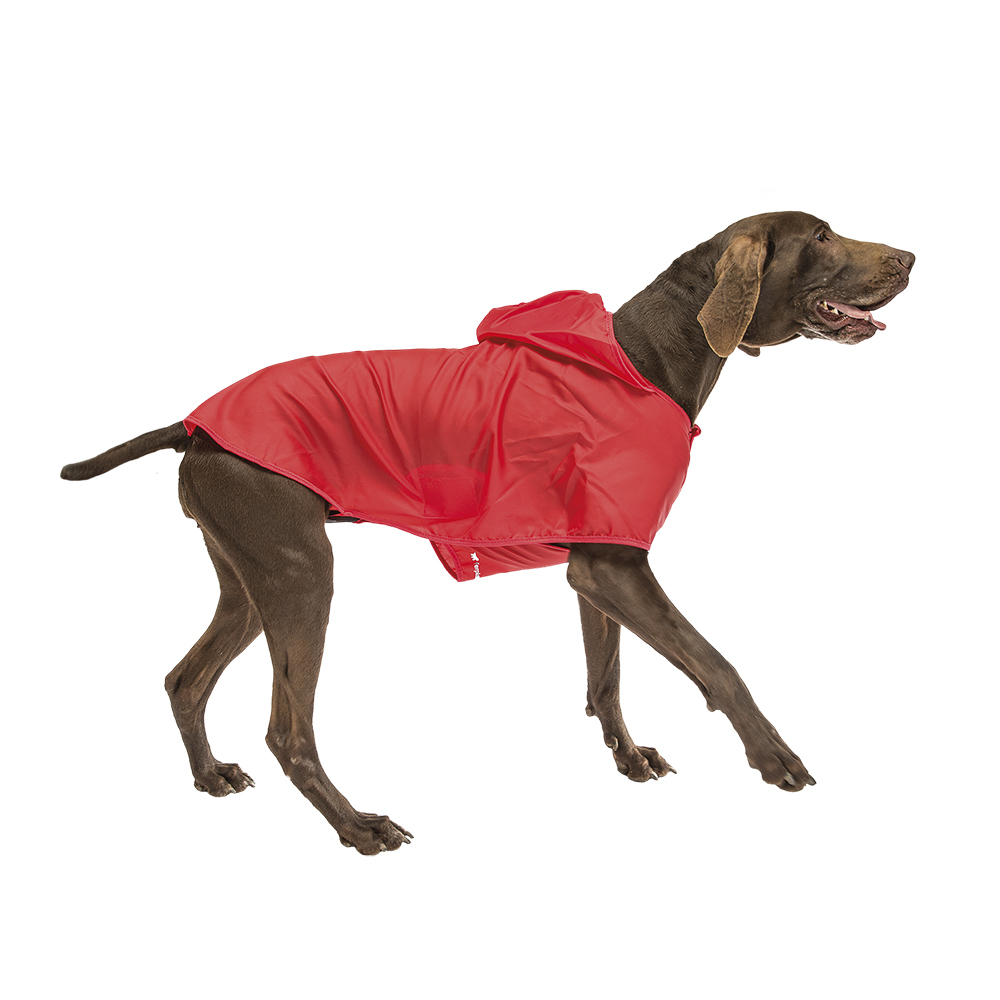 Ferplast manteau cape imperméable capuchon chien chiens sailor red