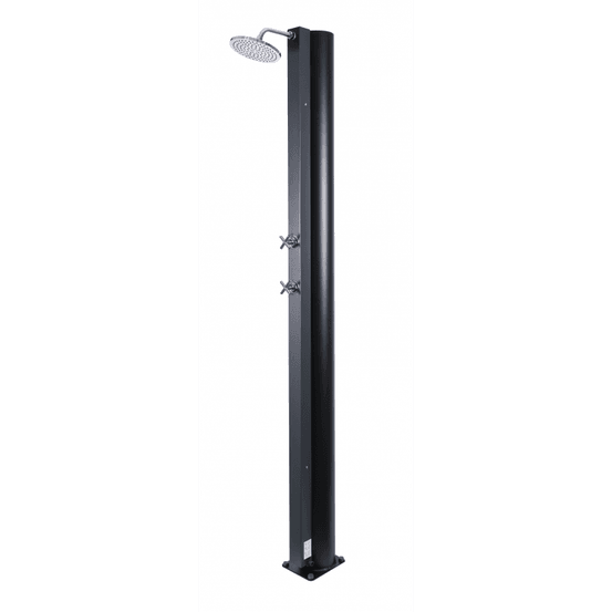 Douche de jardin solaire grise 40l