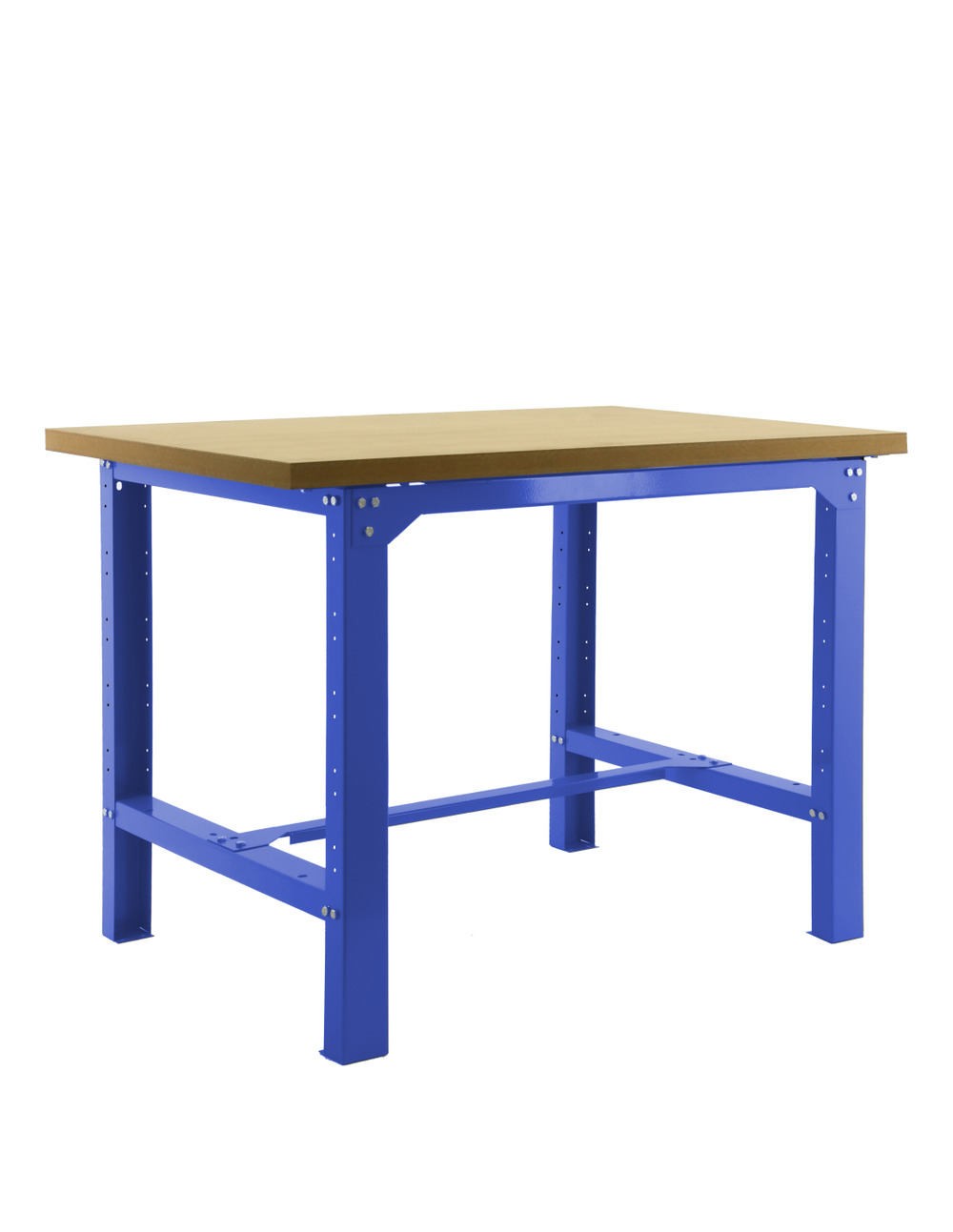 Etabli simonwork bt6 mdf 1800x750 bleu/bois bleu/mdf 865x1800x750 - simonrack