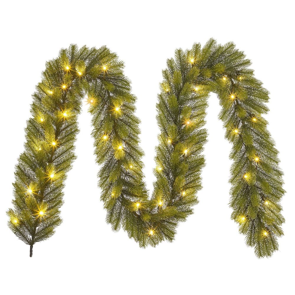 Black box trees nagoya guirlande lumineuse led 40 ampoules blanc chaud - décoration noël pour table et intérieur - décoration de