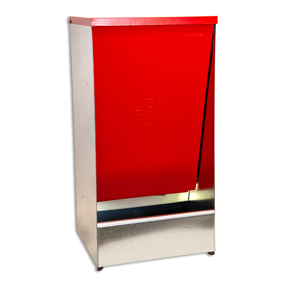 Mangeoire à trémie avec porte basculante 27 l