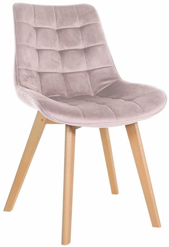 Chaise en velours brook