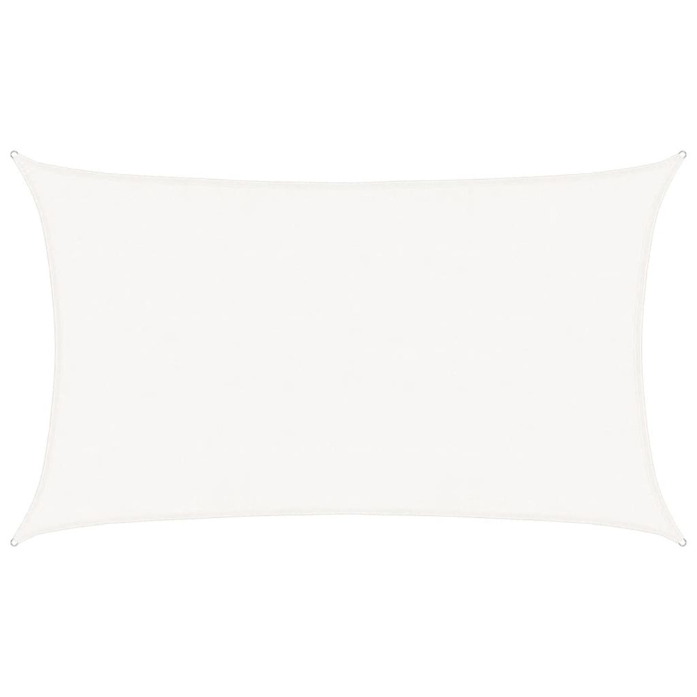 Voile d'ombrage 160 g/m² blanc 5x8 m pehd