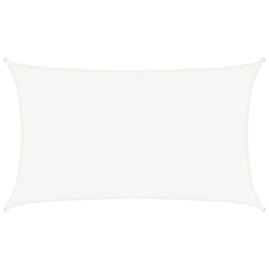 Voile d'ombrage 160 g/m² blanc 5x8 m pehd