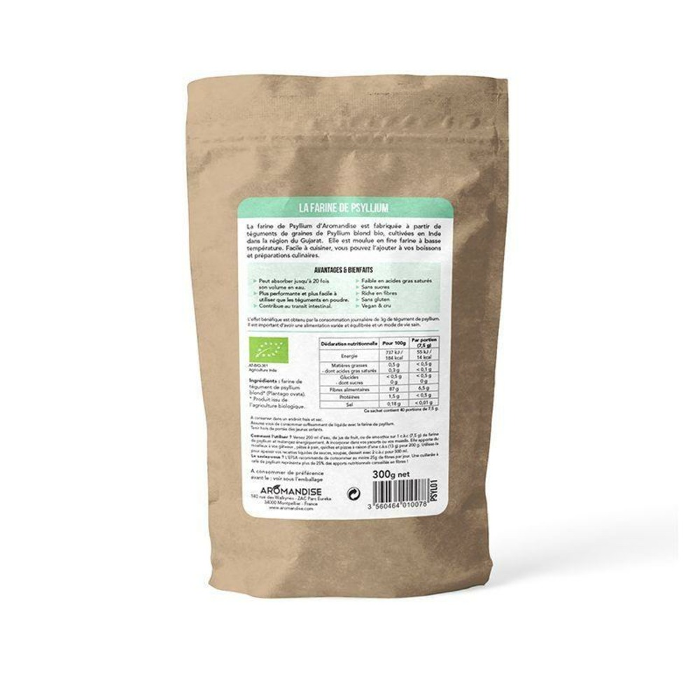 Farine de psyllium biologique - 250 g