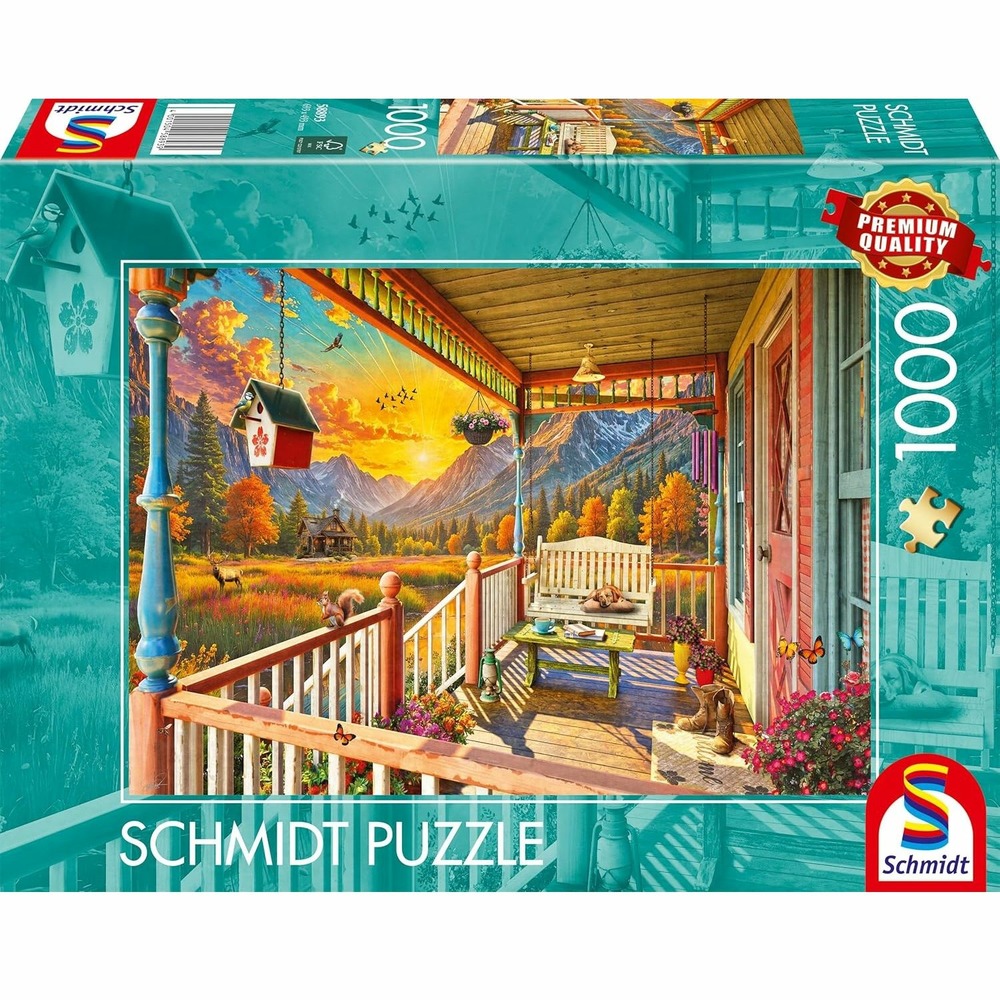 Puzzle véranda des montagnes 1000 pcs