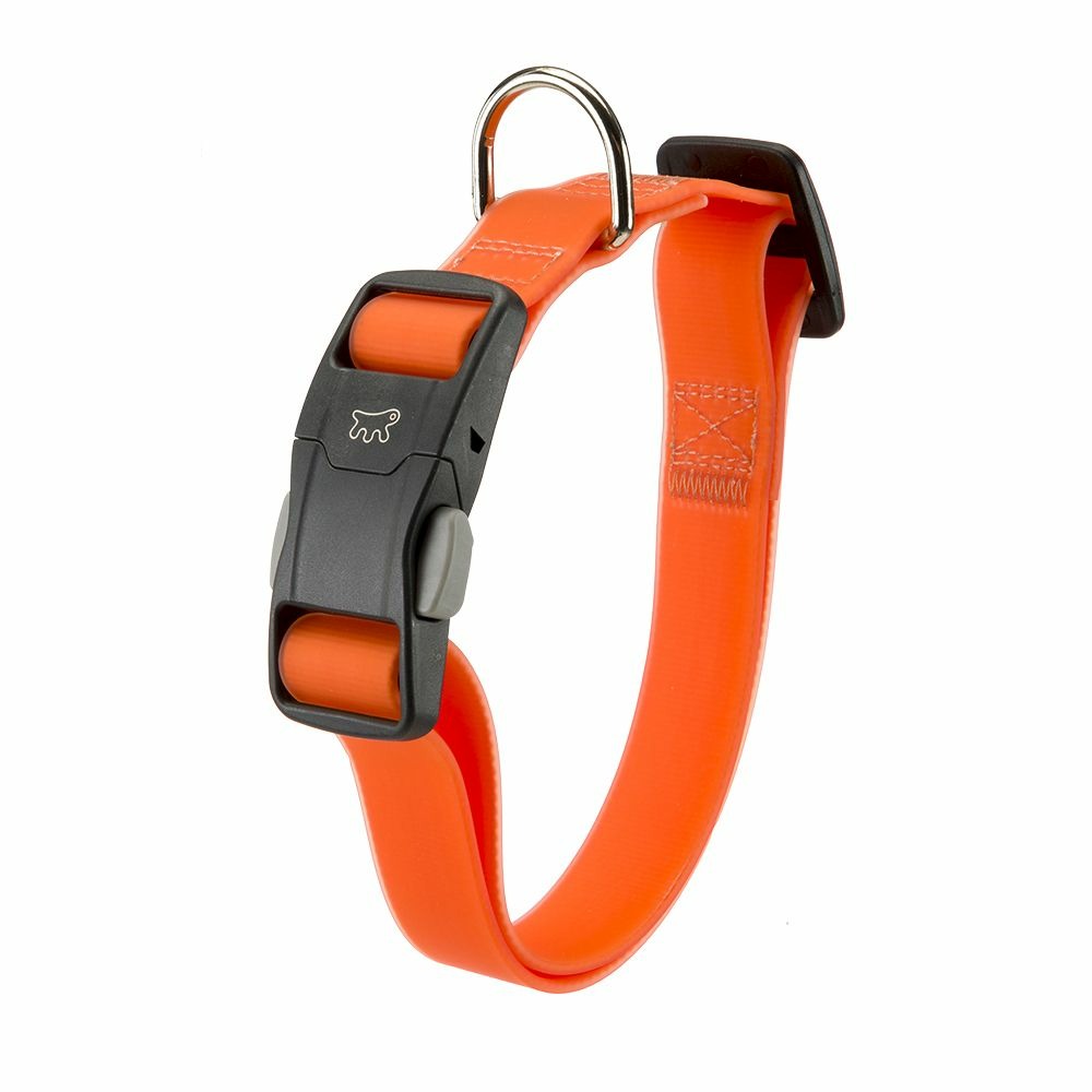 Collier pour chiens evolution c16/32 avec boucle magnétique, hypoallergénique, lavable, orange
