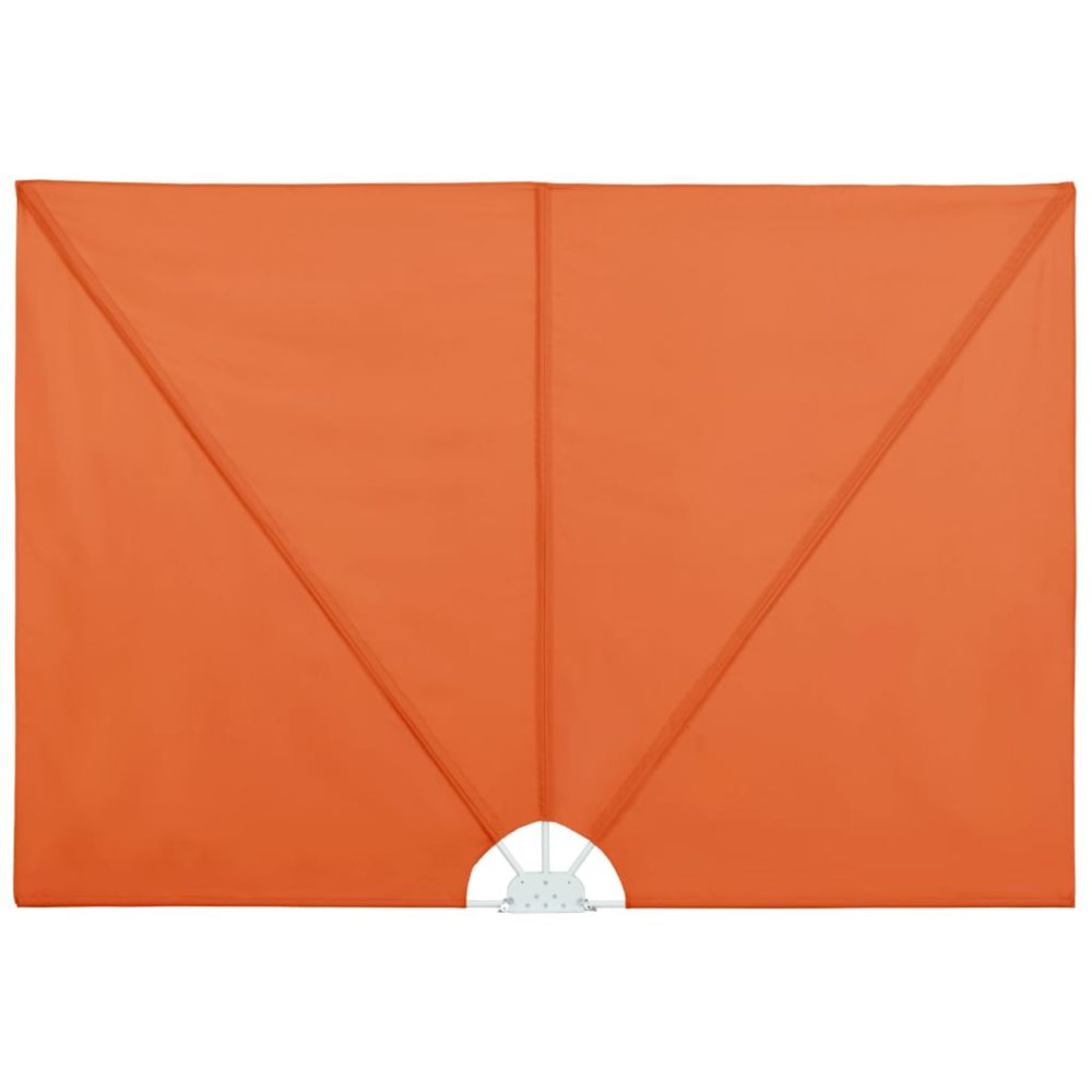 Auvent latéral pliable de terrasse terre cuite 300 x 150 cm