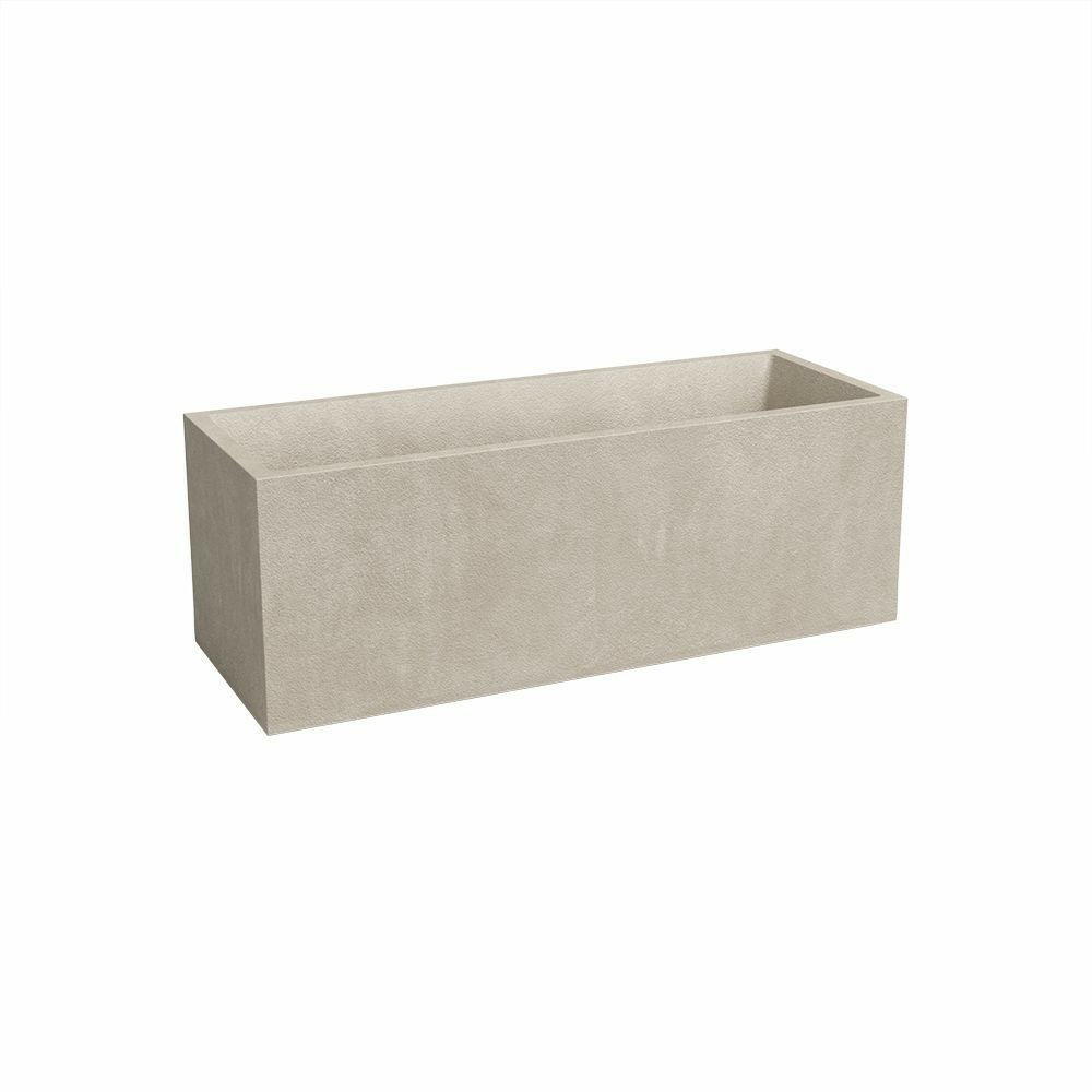 Jardiniere - plastique - creme - 80 cm - 57 l - sydney - artevasi