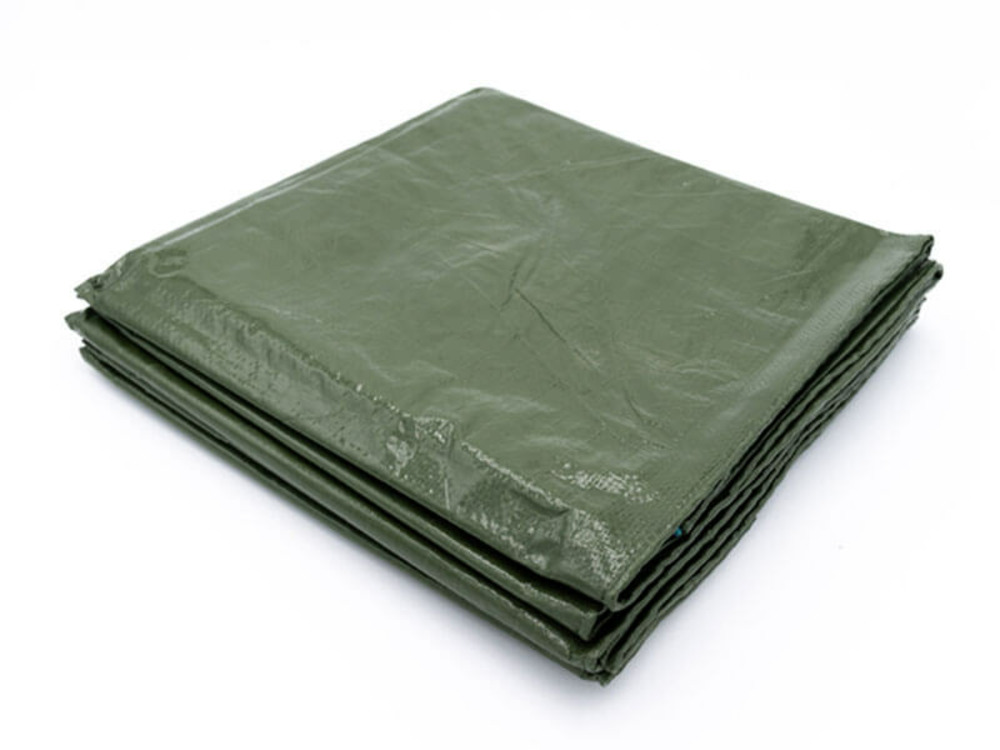 Bâche de protection 250g avec oeillets - vert 15m x 20m vert