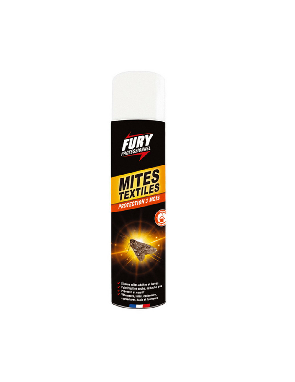 Anti mites vestimentaire 400ml - fury