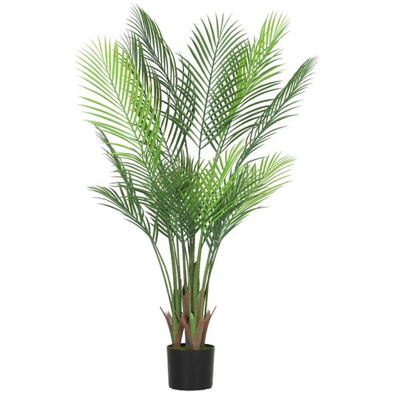 Palmier artificiel plastique bureau sanctuaire tropical 120 cm vert
