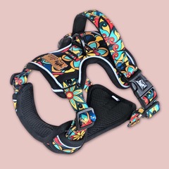Harnais pour chien confort mandala - m