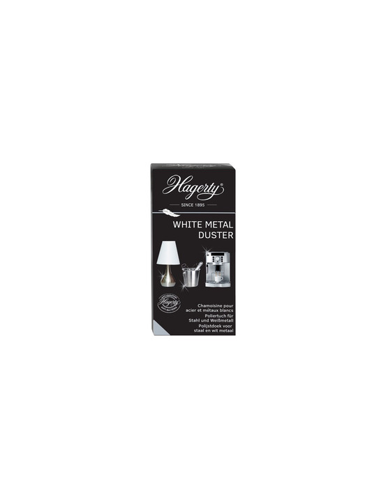 White metal duster chiffon imprégné antibacterien - hagerty