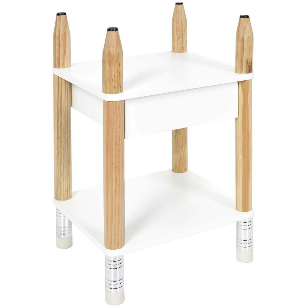 Table de chevet pour enfants crayons