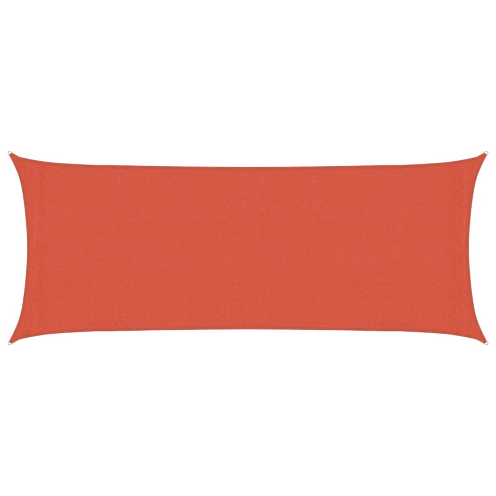 Voile d'ombrage 160 g/m² terre cuite 2x5 m pehd