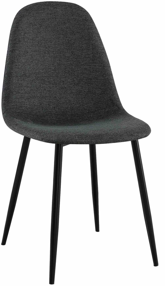 Chaise de salle à manger en tissu napier