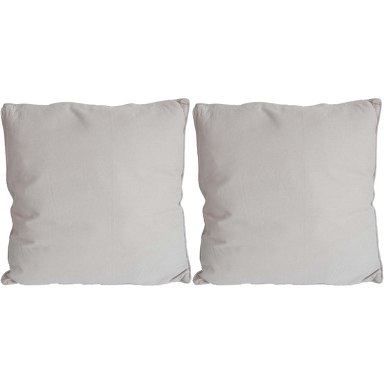 Coussin en coton coloré salsa 45 cm (lot de 2) lin