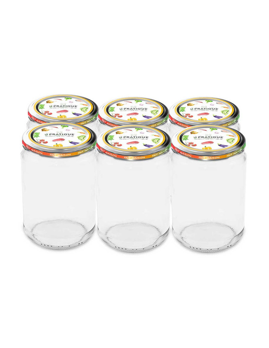 Bocaux le pratique 500 ml ø82 mm pack de 6 - le pratique