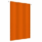 Écran de balcon brise pare vue protection confidentialité 140 x 240 cm tissu oxford orange