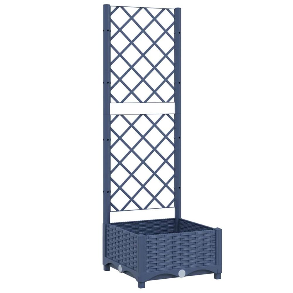 Jardin gris bleu 40 x 40 x 121,5 cm