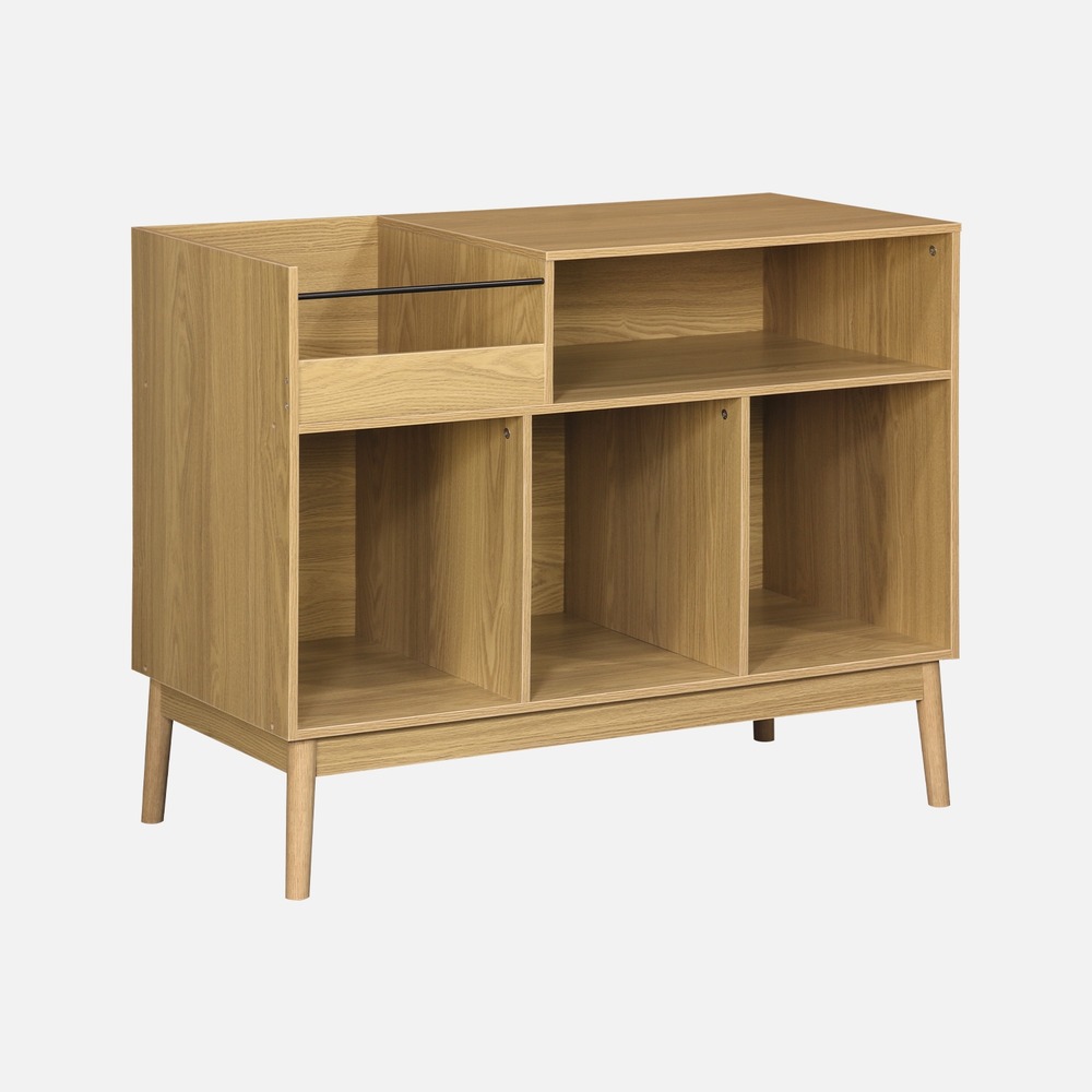 Meuble vinyle vintage décor bois. Dune. L 100 x l 48 x h 81. 5cm