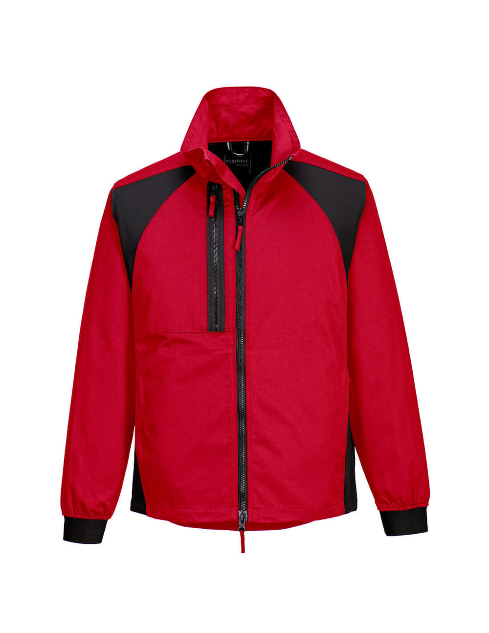 Veste de travail wx2 stretch - xxxl - rouge foncé - portwest