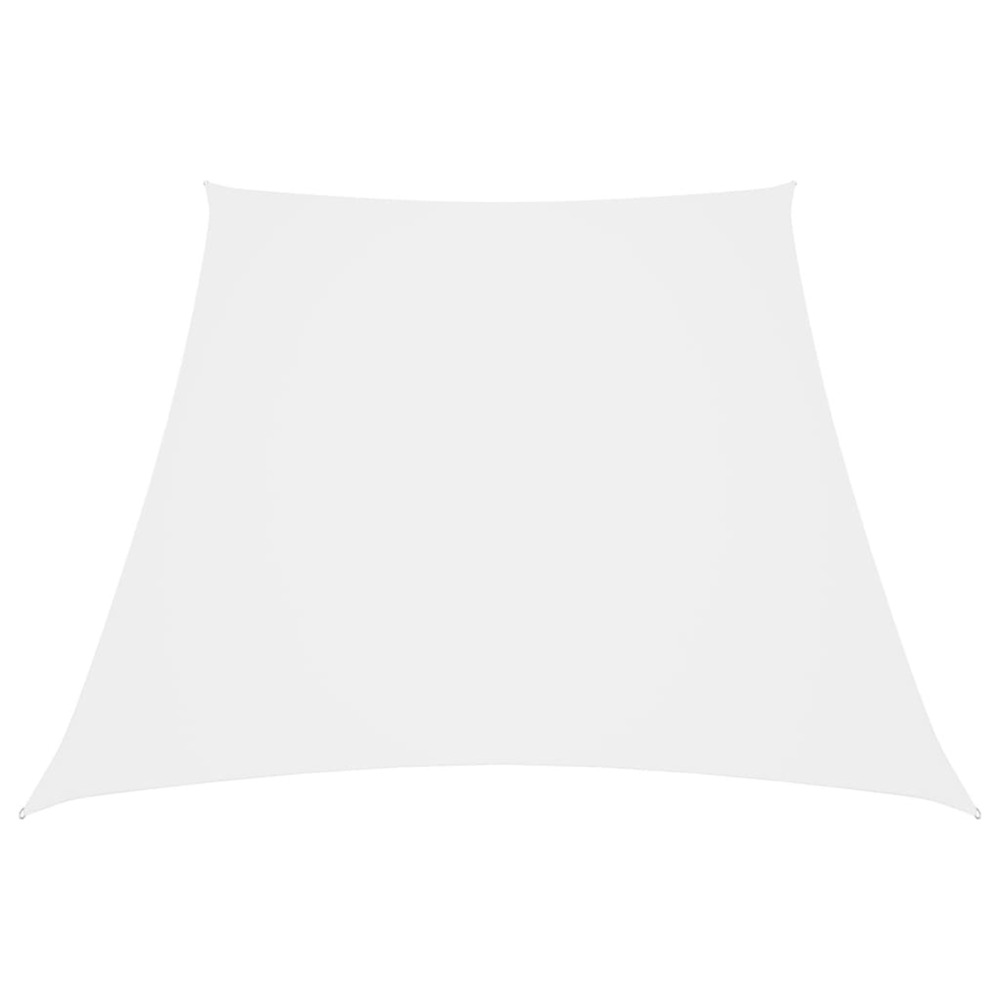 Voile de parasol tissu oxford trapèze 2/4x3 m blanc