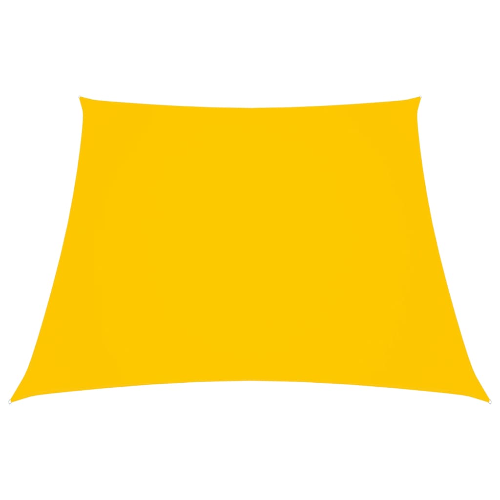 Voile de parasol tissu oxford trapèze 3/4x3 m jaune
