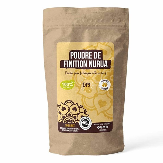 Diy encens - poudre de finition nurua