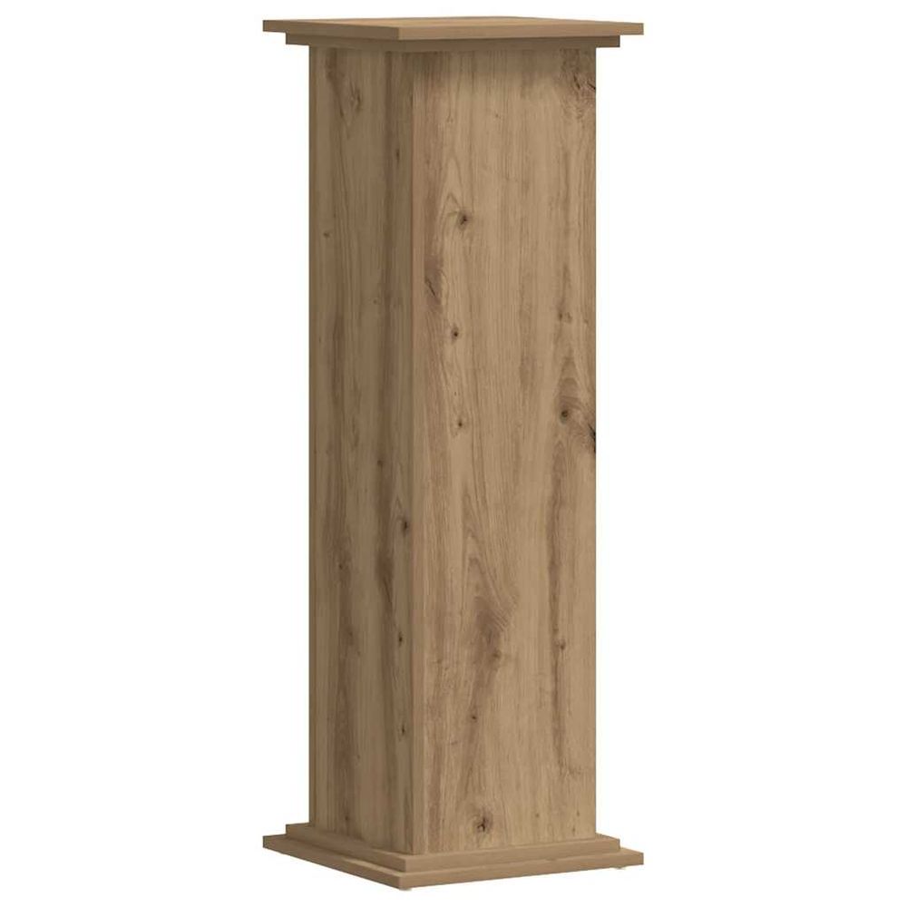 Support pour plantes 33x33x100 cm bois d'ingénierie
