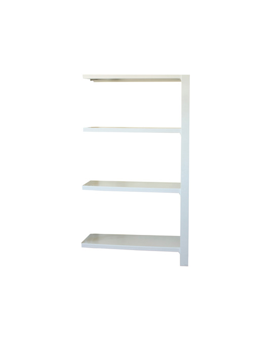 Etagère légère sans vis officlick 4/300 wood a.m. Blanc/blanc blanc 1500x900x300 - simonrack