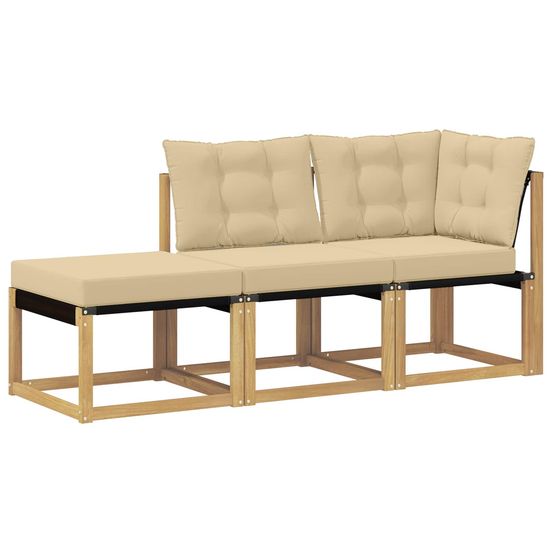 3 pc unité de canapé sectionnel blanc