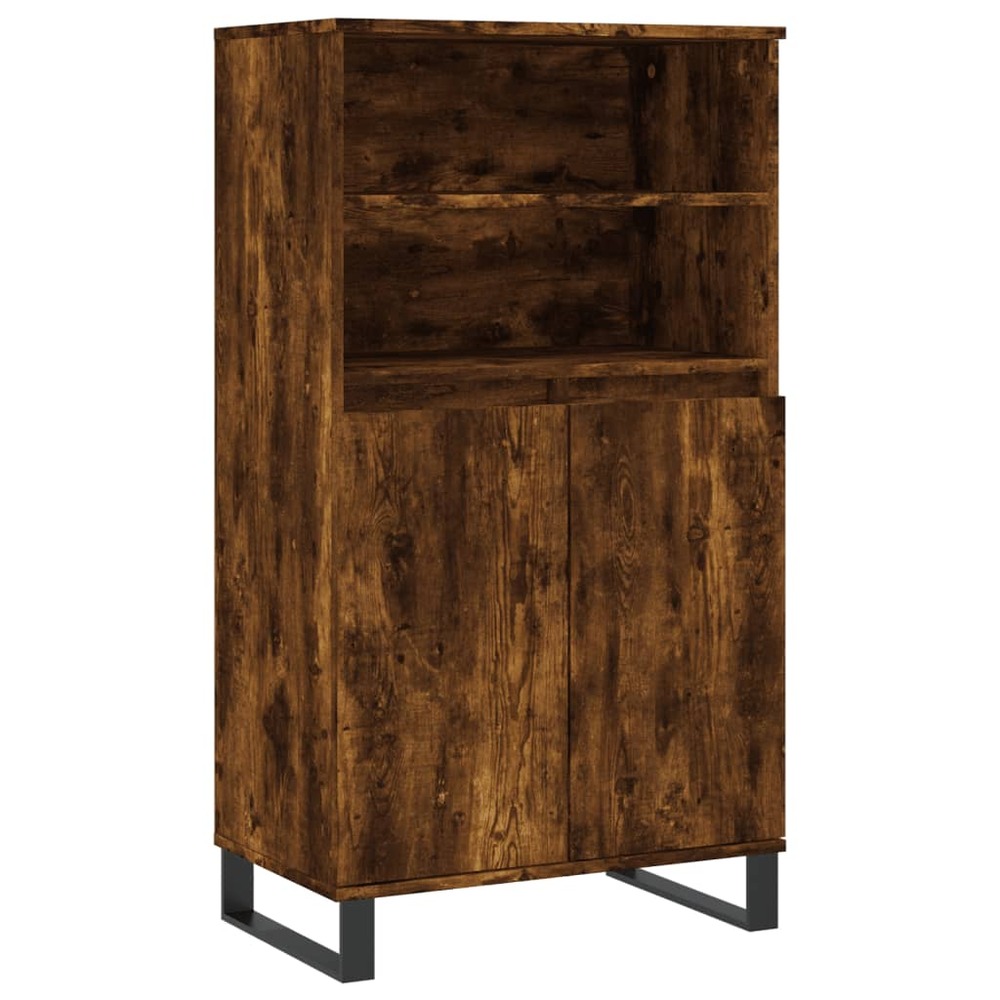 Buffet bahut commode armoire meuble de rangement organisateur cuisine salle de séjour salon haut 60 x 36 x 110 cm bois d'ingé