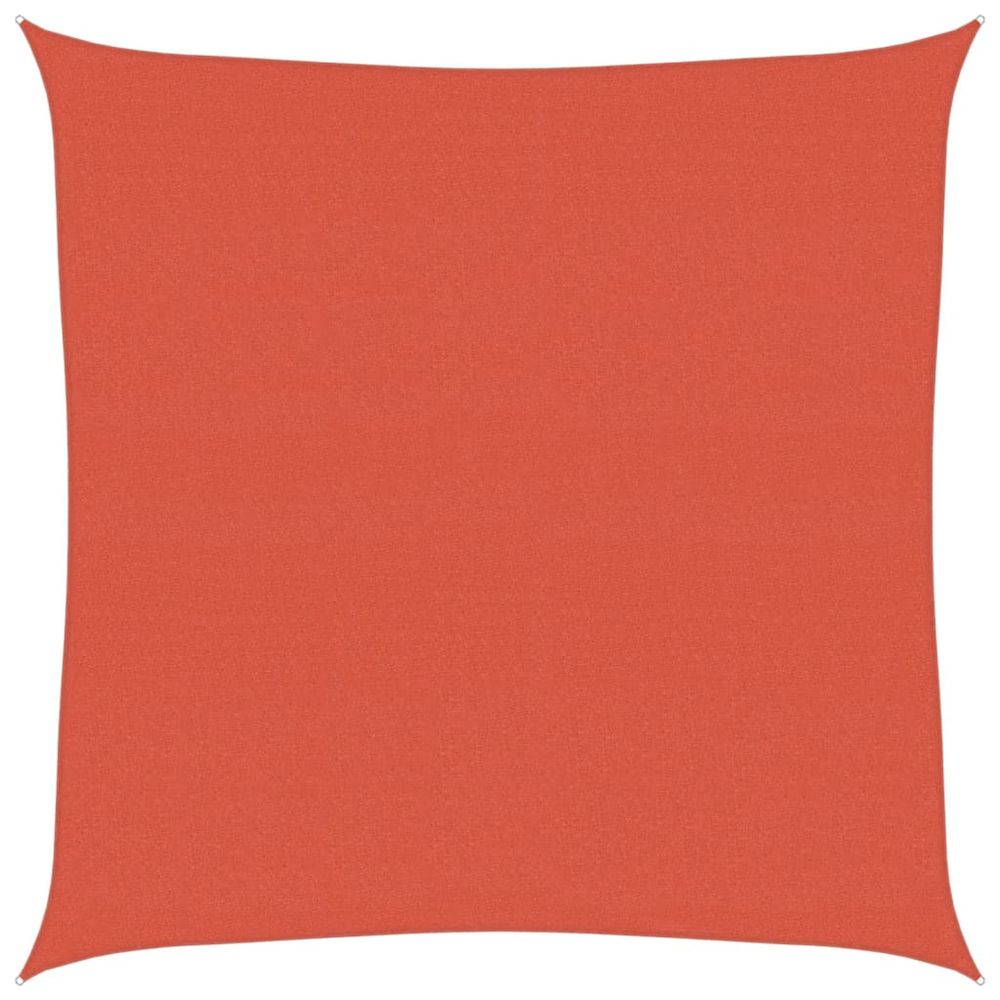 Voile d'ombrage 160 g/m² carré terre cuite 4,5x4,5 m pehd