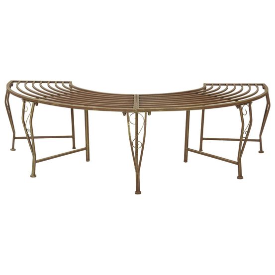 Banc d'arbre 4-nombre de places 160 x 80 x 44 cm acier