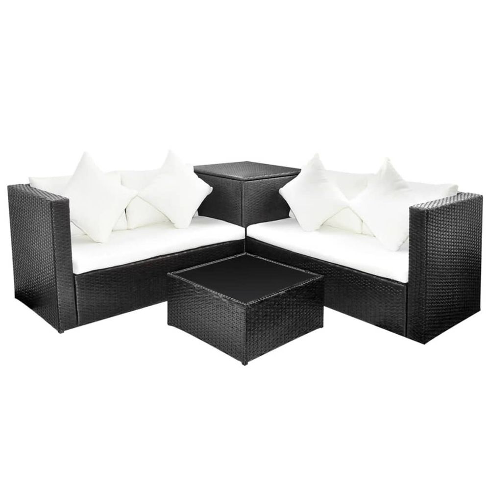 VIDAXL SALON DE JARDIN 4 18-(917479)
