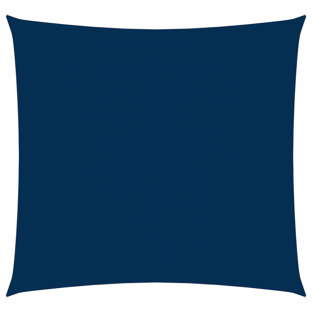 Voile toile d'ombrage parasol tissu oxford carré 5 x 5 m bleu
