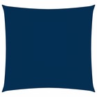 Voile toile d'ombrage parasol tissu oxford carré 5 x 5 m bleu