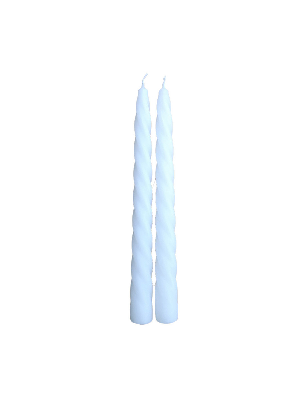 Pack de 2 bougies décoratives blanches ø2x24cm magic lights - magic lights