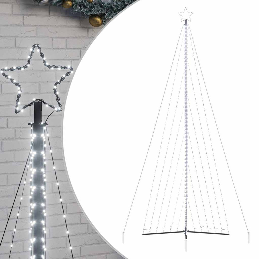 Sapin de noël à led 789 led blanc froid 476 cm